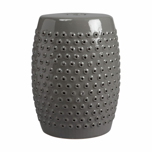 керамический столик-табурет cutwork garden stool серый в Челябинске