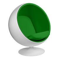 кресло eero aarnio style ball chair зеленое в Челябинске