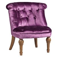 кресло sophie tufted slipper chair сиреневое в Челябинске