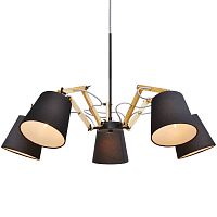 подвесная люстра arte lamp pinoccio a5700lm-5bk в Челябинске