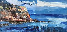 картина маслом утес у моря в Челябинске