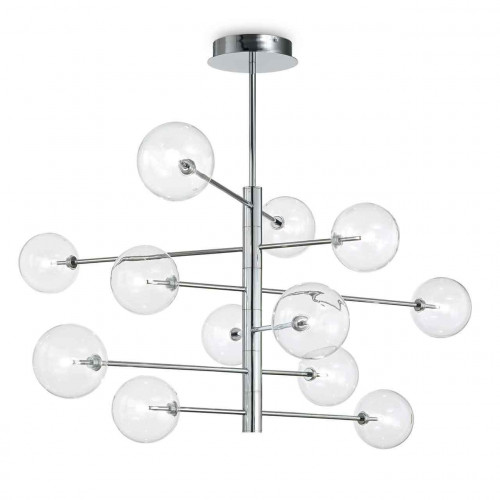 подвесная люстра ideal lux equinoxe sp12 cromo в Челябинске