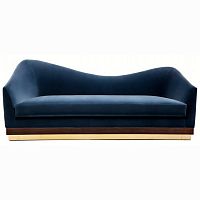 диван hughes sofa прямой синий в Челябинске