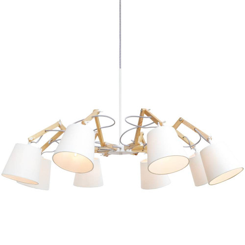 подвесная люстра arte lamp pinoccio a5700lm-8wh в Челябинске