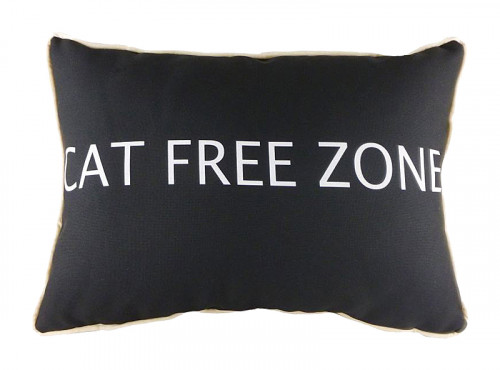 подушка с надписью cat free zone в Челябинске