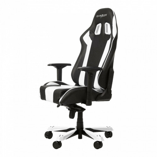 кресло геймерское dxracer king ks06 черно-белое в Челябинске