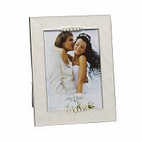 фоторамка из белого акрила с жемчугом 17,6х1,5х22,6 в Челябинске