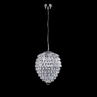 подвесной светильник crystal lux charme sp2+2 led chrome/transparent в Челябинске