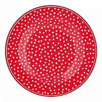 десертная тарелка dot red в Челябинске