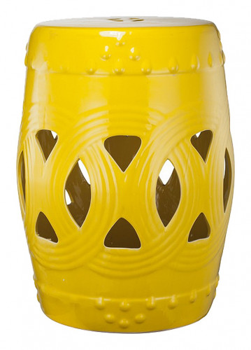 керамический столик-табурет fence stool yellow в Челябинске