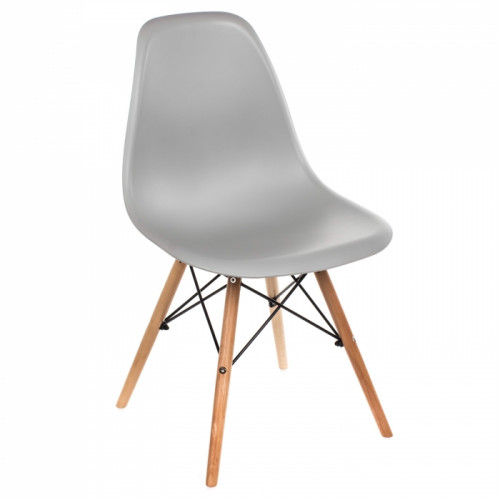 стул деревянный eames pc-015 grey в Челябинске