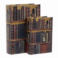 шкатулки-книги, набор из 2 шт. мультиколор в Челябинске
