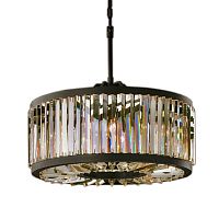 люстра welles round d50 черная, прозрачное стеко в Челябинске