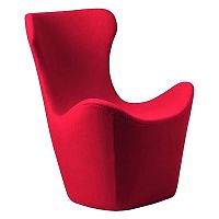 кресло papilio lounge chair красное в Челябинске