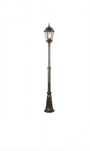 садово-парковый светильник arte lamp genova a1207pa-1bn в Челябинске