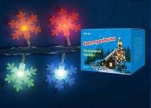 светодиодная гирлянда «снежинки-3» 700см (07936) uniel uld-s0700-050/dta multi ip20 snowflakes-3 в Челябинске