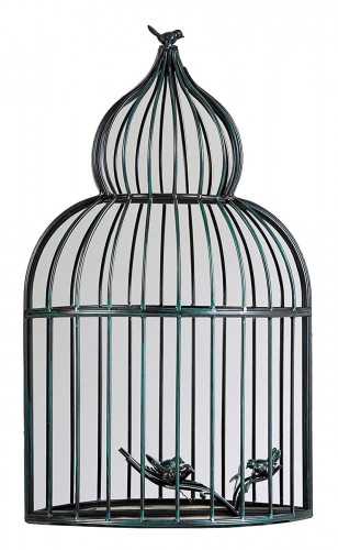 зеркало-клетка настольное черный антик булонь в Челябинске