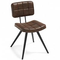 стул lola seat pu brown ноги эпоксидный черный c592u09 от la forma (ex julia grup) в Челябинске