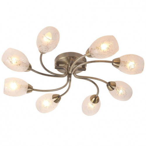 потолочная люстра idlamp carmina 201/8pf-oldbronze в Челябинске