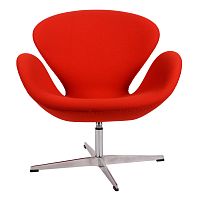 кресло arne jacobsen красное в Челябинске