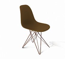 стул dsr коричневый s50 (eames style) в Челябинске