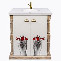 тумба с раковиной океан снег fornasetti в Челябинске