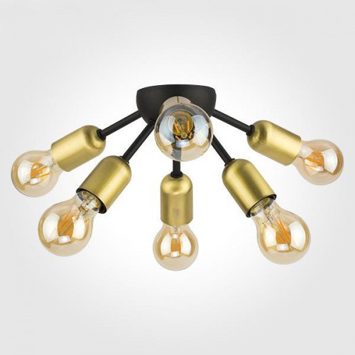 потолочная люстра tk lighting 1467 estrella black в Челябинске