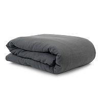 пододеяльник изо льна темно-серого цвета essential 150х200 в Челябинске