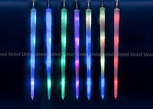занавес светодиодный уличный «сосульки» 300см (11126) uld-e3005-210/dtk rgb ip44 frosted icicle в Челябинске