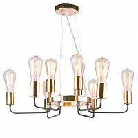 подвесная люстра arte lamp gelo a6001lm-9bk в Челябинске