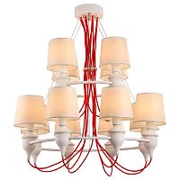 подвесная люстра arte lamp sergio a3325lm-8-4wh в Челябинске