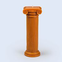 свеча высокая оранжевая hestia column в Челябинске
