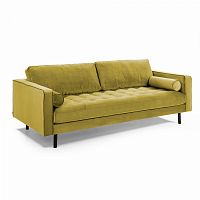 диван bogart sofa 3 трехместный темно-желтый от la forma (ex julia grup) в Челябинске