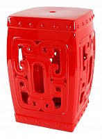 керамический столик-табурет oriental stool red в Челябинске