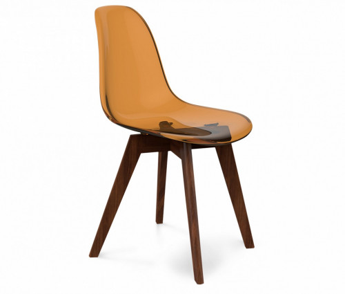 стул dsw кофейный s39 (eames style) в Челябинске