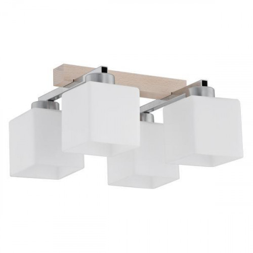 потолочная люстра tk lighting 282 toni 4 бежевая в Челябинске