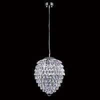 подвесной светильник crystal lux charme sp3+3 led chrome/transparent в Челябинске