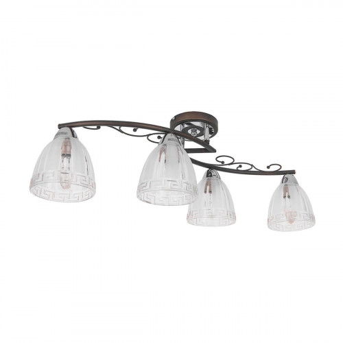 потолочная люстра idlamp nield 232/4pf-blackchrome в Челябинске