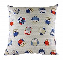 подушка с принтом owl print blue в Челябинске