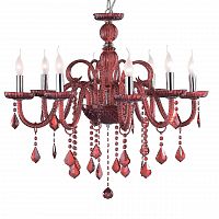 подвесная люстра ideal lux giudecca sp8 rosso в Челябинске