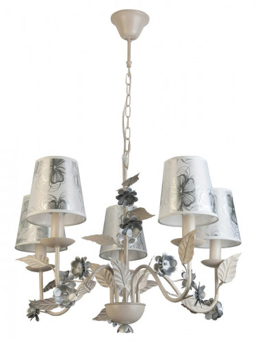 подвесная люстра toplight madlyn tl5630d-05wh в Челябинске