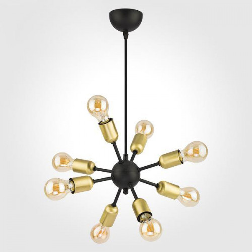 подвесная люстра tk lighting 1468 estrella black в Челябинске