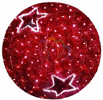 фигура led шар 120 см, красный в Челябинске