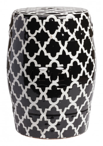 керамический столик-табурет istanbul stool black в Челябинске