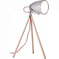 лампа настольная chromatic tripod на деревянном штативе в Челябинске