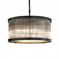 люстра essex crystal 68 черное основание, прозрачное стекло черное основание, прозрачное стекло в Челябинске