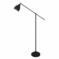 торшер arte lamp braccio a2054pn-1bk в Челябинске