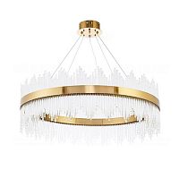 люстра stripglass 65 латунь, прозрачное стекло в Челябинске