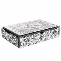 шкатулка для украшений кобра серая 23x15x5 см в Челябинске