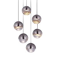 подвесной светильник globo 6u nickel от delight collection в Челябинске